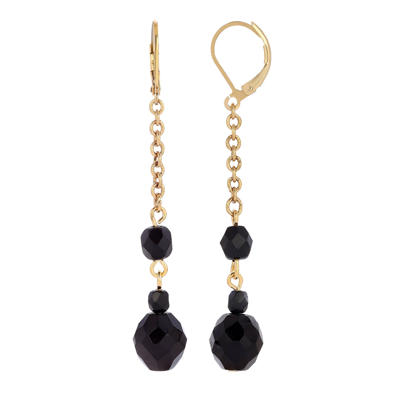 The Hazel - Glass Bead Earrings – Selene + Sol